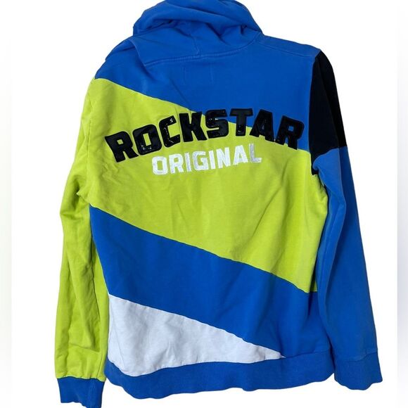 Rockstar Mens Jacket XL Original Blue Braden 2.0 Track - Picture 7 of 12